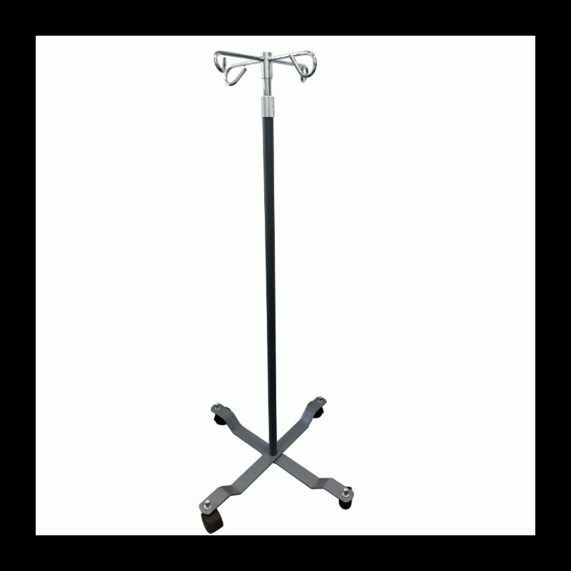 10554-4HOOK Dynarex Standard 4 Hook IV Pole 10554-4HOOK Dynarex Standard 4 Hook IV Pole