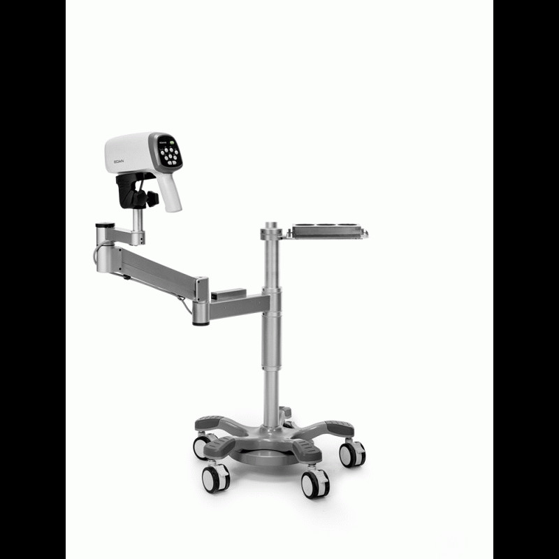 C6AHD_Arm_Tray Edan C6AHD High resolution video colposcope swing arm and PC tray 