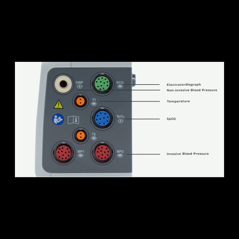 iM20 Edan iM20 Transport Monitor 3/5 Lead ECG, Respiration, SpO2, NIBP, Temp 