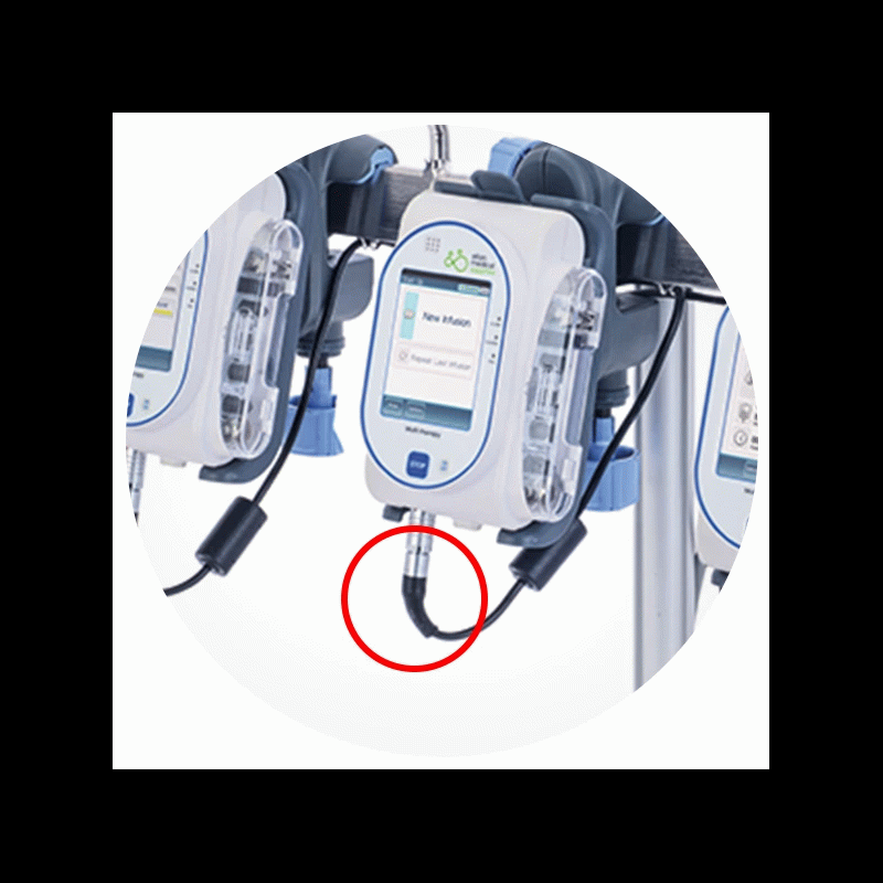 15171-000-0002 Eitan Medical Sapphire Pump Triple AC Power Cord  