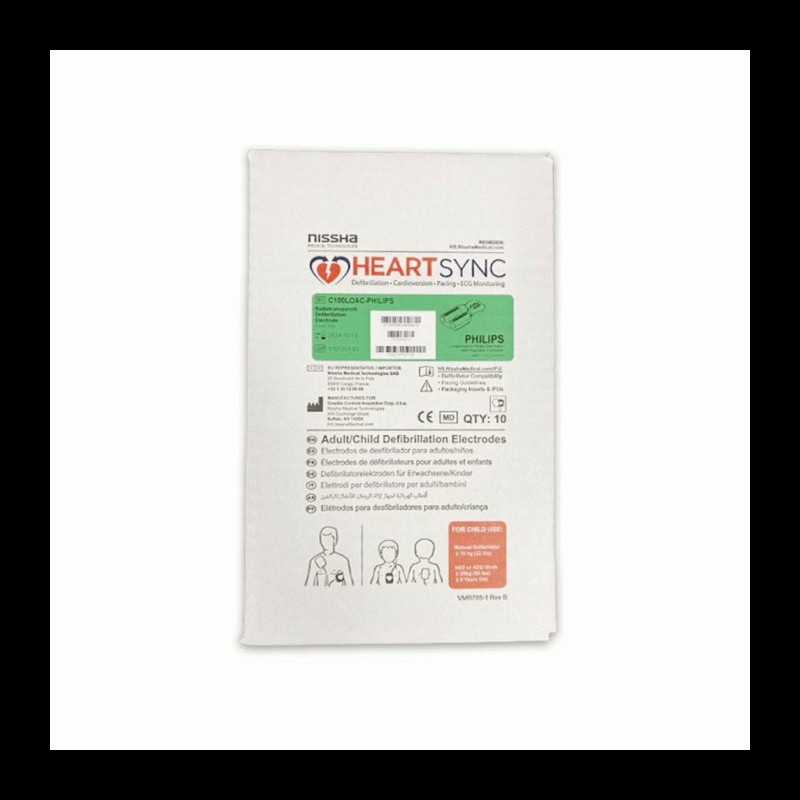 HeartSync Defibrillation Pads C100LOACPHILIPS Pads AED Accessories