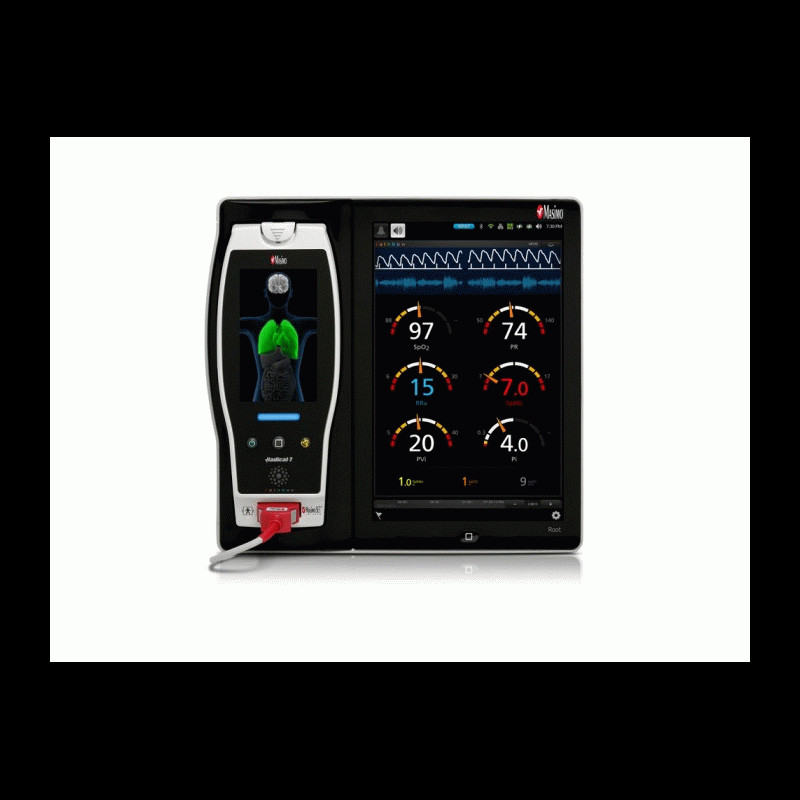 95047 Masimo Root 7 Patient Monitoring System NIBP, Temp 
