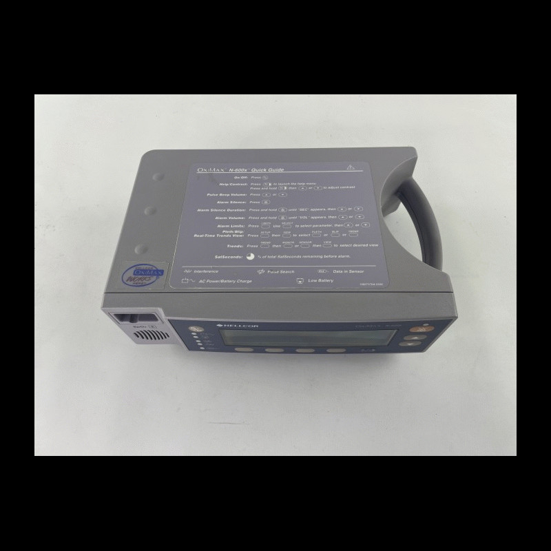  Nellcor OxiMax N-600x Tabletop Pulse Oximeter Adult Finger Sensor 