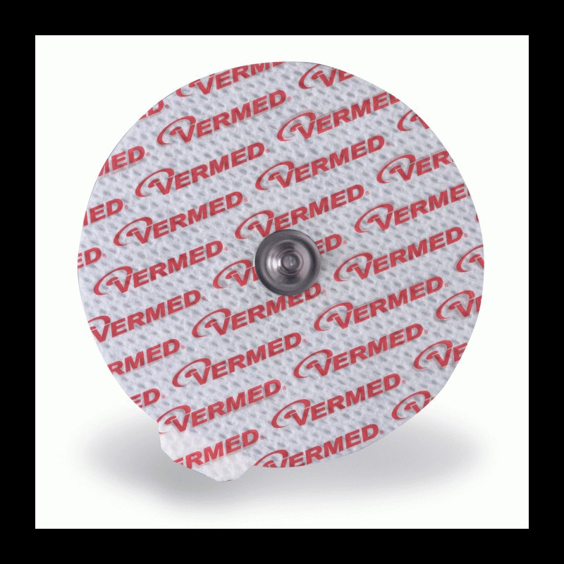 Vermed PerformancePlus Snap ECG Electrode Non-Woven Fabric and Conductive Wet Gel 