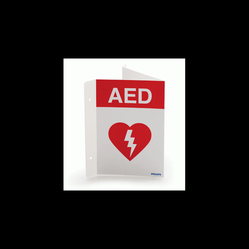 989803170921 Philips AED Wall Sign 989803170921 Philips AED Wall Sign