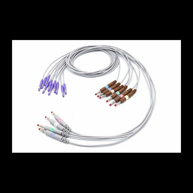  Welch Allyn Compatible 12 Lead ECG Leadwires  CP100 CP200