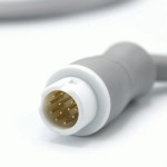  Philips ECG Cable 12 Pin 5 Leads Grabber 